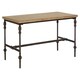 image 2 of Interiors by Premier Wood Top Coffee Table, Industrial Style Coffee table, Rectangular Coffee Table, Wood Top Metal Coffee Table Cream