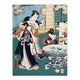 image 3 of Toyohara Kunichika Framed Wall Art Print Spring Outing in a Villa Home Décor