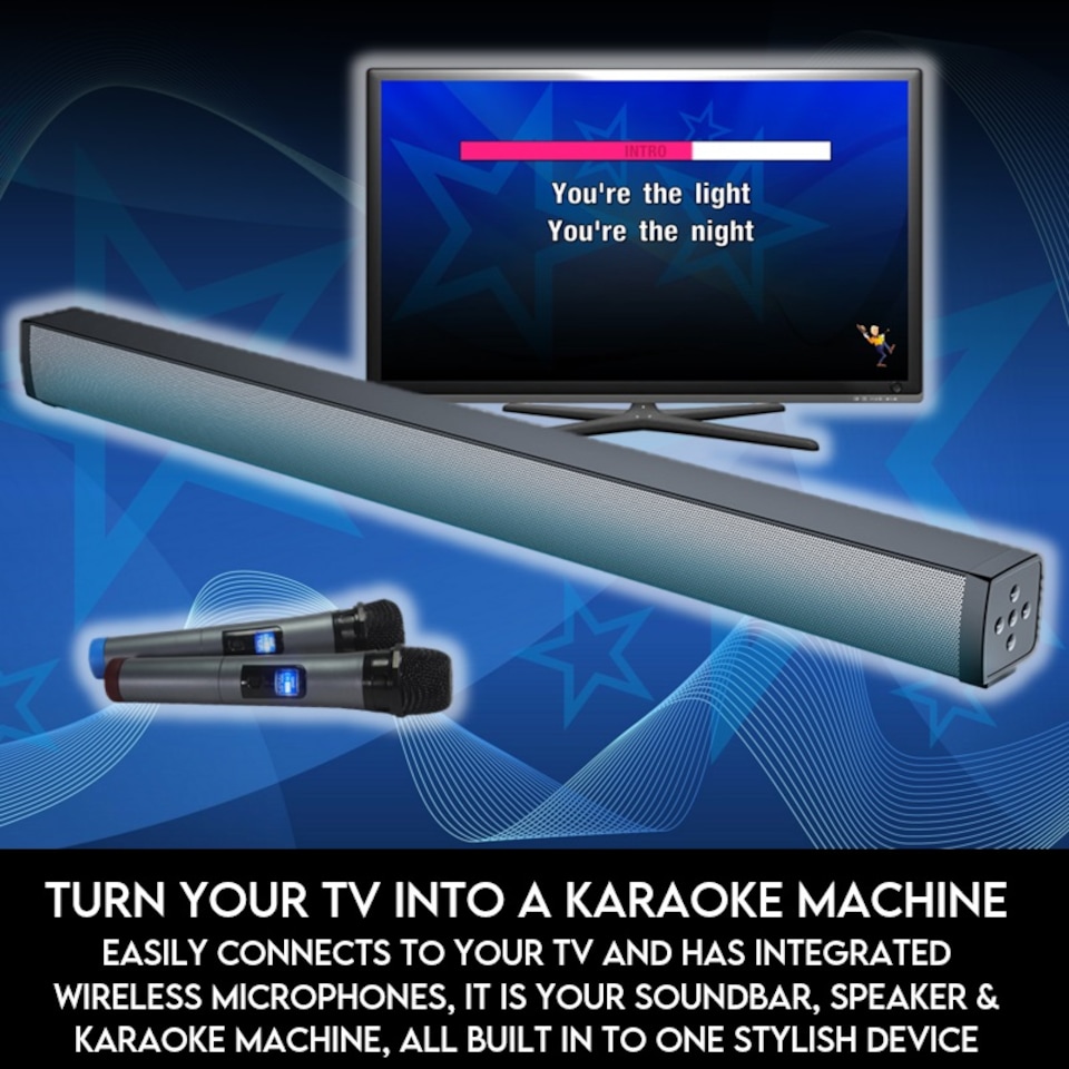image 1 of Mr Entertainer Starbar Karaoke Soundbar