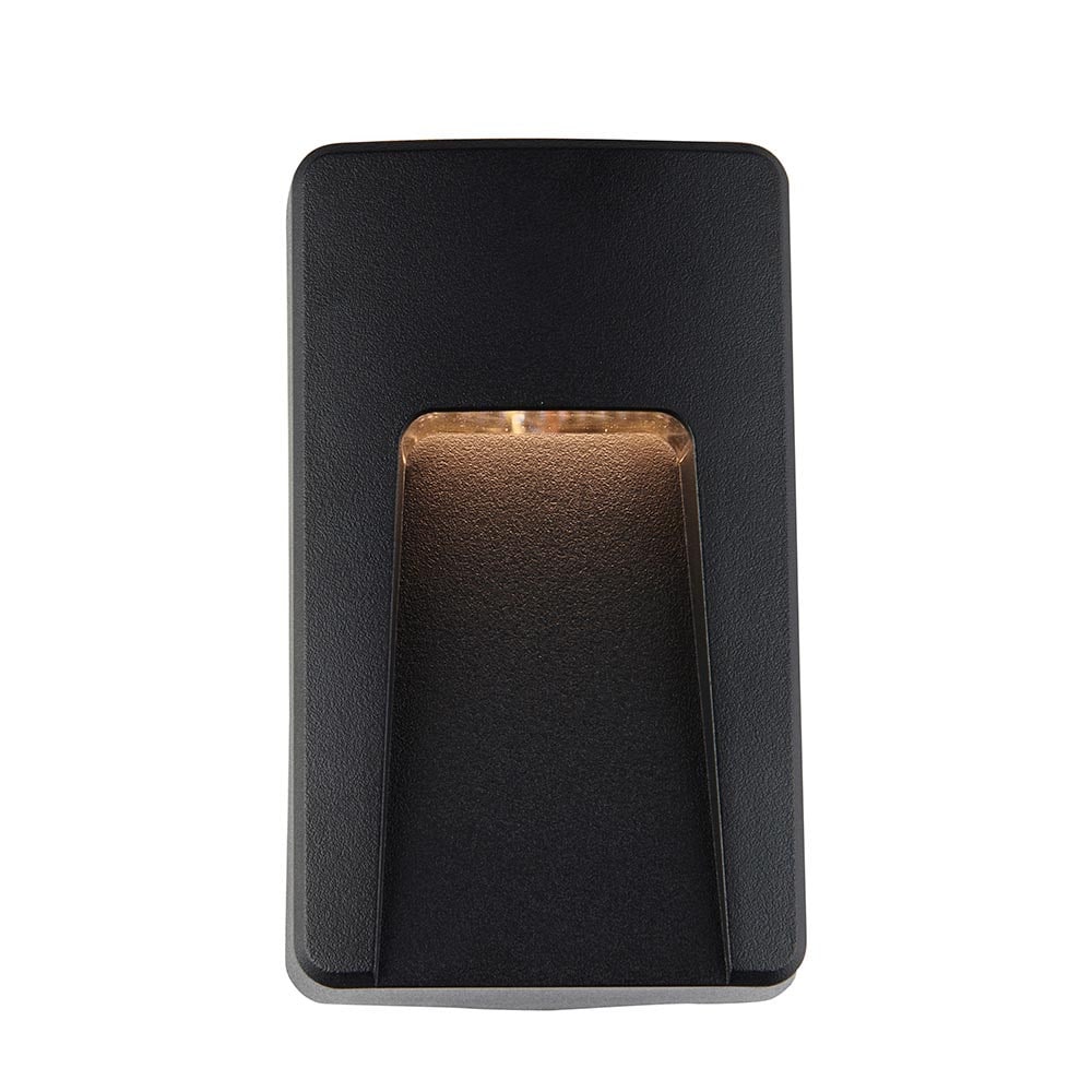 Netlighting Severus CCT LED Outdoor Surface Mounted Wall Guide Light Black 300040006500K IP65