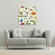 image 2 of Flowers & Insects (Canvas Print) 101 x 101 x 4cm