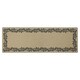image 2 of JVL Elegance Machine Washable Entrance Runner Doormat, 50x150cm - Scroll