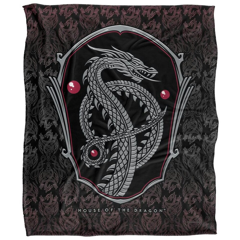 image 1 of House Of The Dragon Dragon Blanket - Multicoloured - One Size