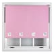 image 1 of FURNISHED Blackout Roller Blinds with Large Square Eyelets Made to Measure Window Shade | Pink | Pink | (W) 240cm x (L) 210cm