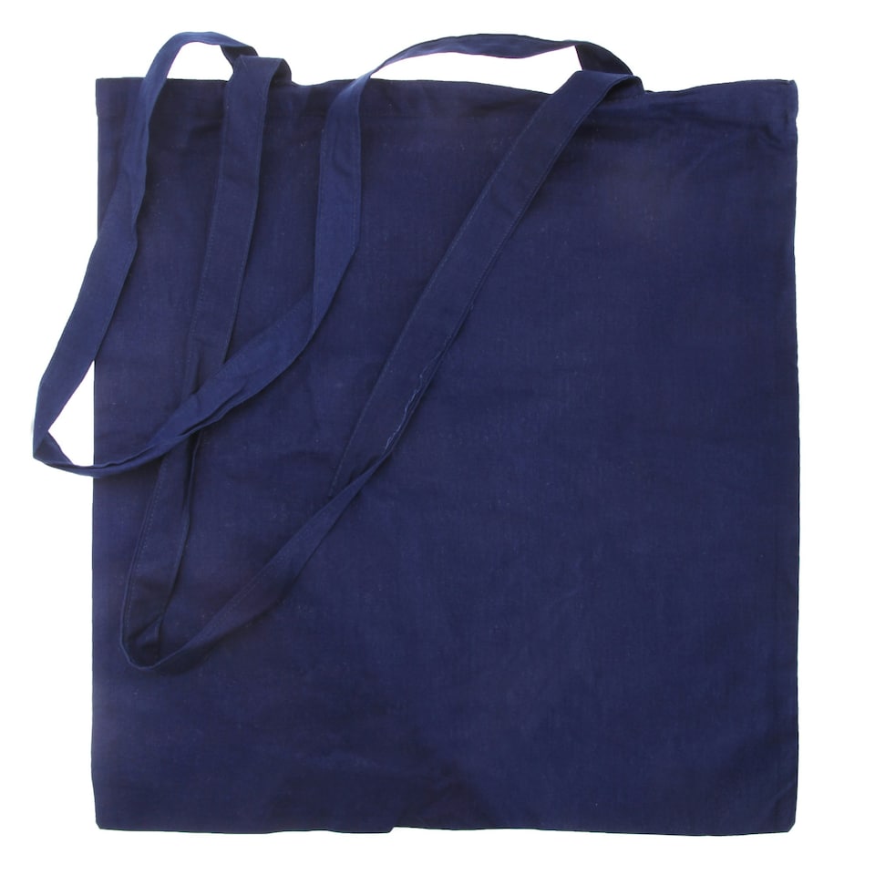 image 1 of Shugon Guildford Cotton Shopper/Tote Shoulder Bag - 15 Litres - Navy Blue - One Size Blue