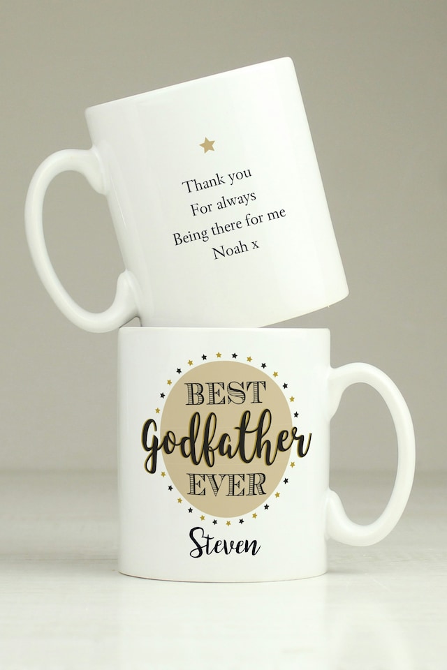image 1 of Personalised Best Godfather Mug | White | 1