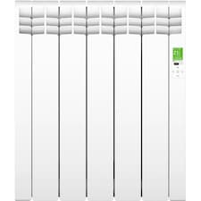 510mm (W) x 585mm (H) - White Wi-Fi Electric Oil Filled Radiator (Barcelona) - 550 Watts - Depth 97mm - Heats Up To 5m²