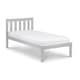 image 2 of Dove Grey Lacquer Solid Pine Low Foot End Bed - Single 3ft (90cm)