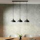 image 1 of Bakewell Grey Bar Pendant Grey