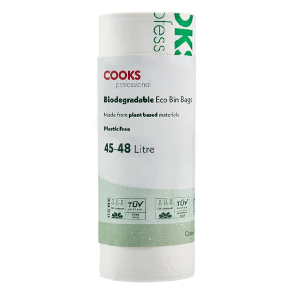 image 1 of Biodegradable Compostable Bin Bags 45-48L | White | 25 Pack