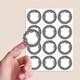 image 2 of Cars Design 60mm Round Sticker sheet of 12