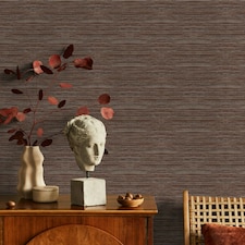 Superfresco Easy Emperor Grasscloth Terra Wallpaper Orange | Orange