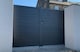 image 1 of Double Swing Gate 3750x1800mm Grey - Horizontal Solid Infill and Flat Top