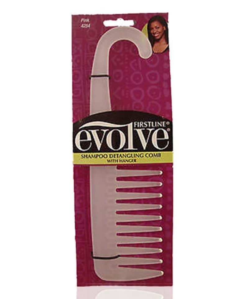 FirstLine Manufacturing Evolve Shampoo Detangling Comb With Hanger 4254