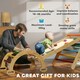 image 8 of AIYAPLAY 5-in-1 Toddler Climbing Frame with Ramp, Arch, for 18-48 Months