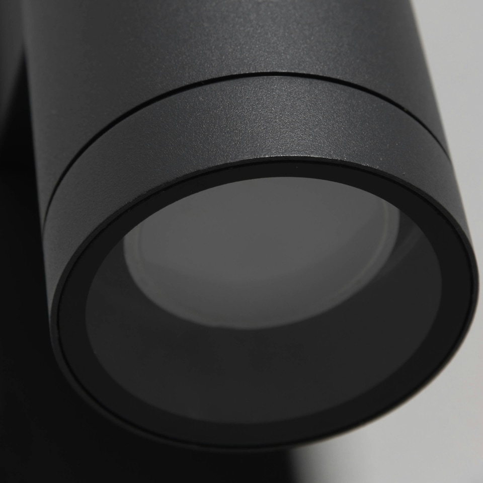 image 1 of BHS Polo Outdoor Wall Light, Dark Grey