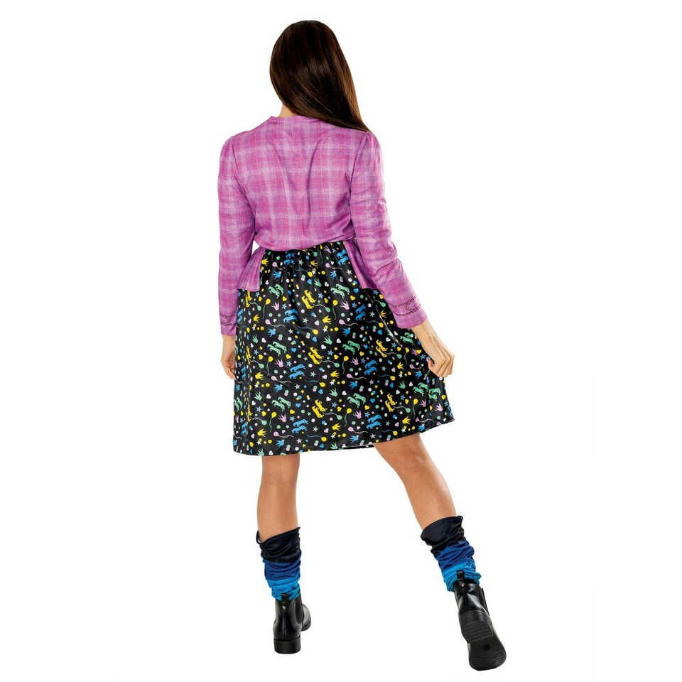 image 1 of Harry Potter Unisex Adult Luna Lovegood Costume - Pink/Black - L L