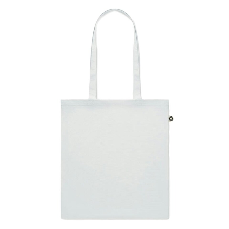 image 1 of MidOcean Zoco Colour Recycled Cotton Shopper Bag - White - One Size White