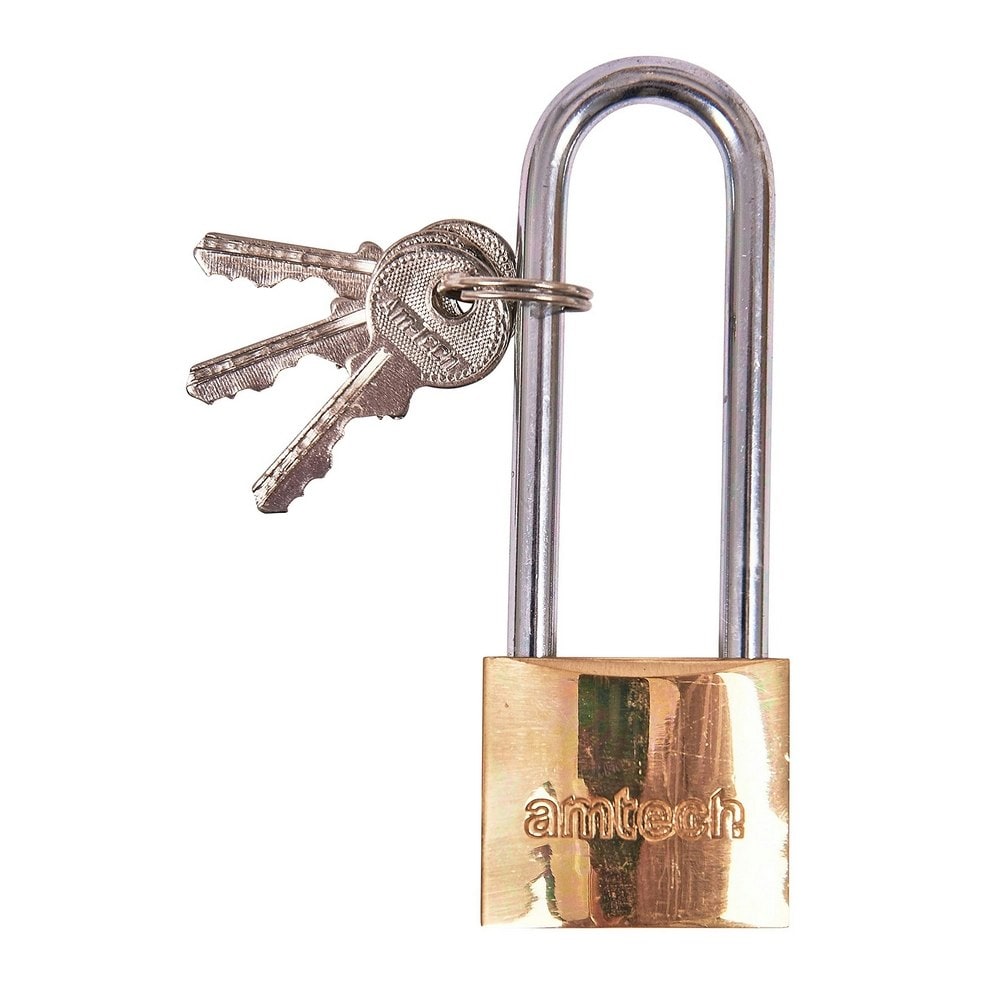 Amtech Brass Padlock 38mm - One Colour - One Size
