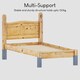 image 5 of Vida Designs Corona 3ft Single Bed Solid Pine Wood Frame, Low Foot End, 90 x 190cm