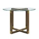 image 1 of Bronx Dining Table with Glass Top Clear | Glass
