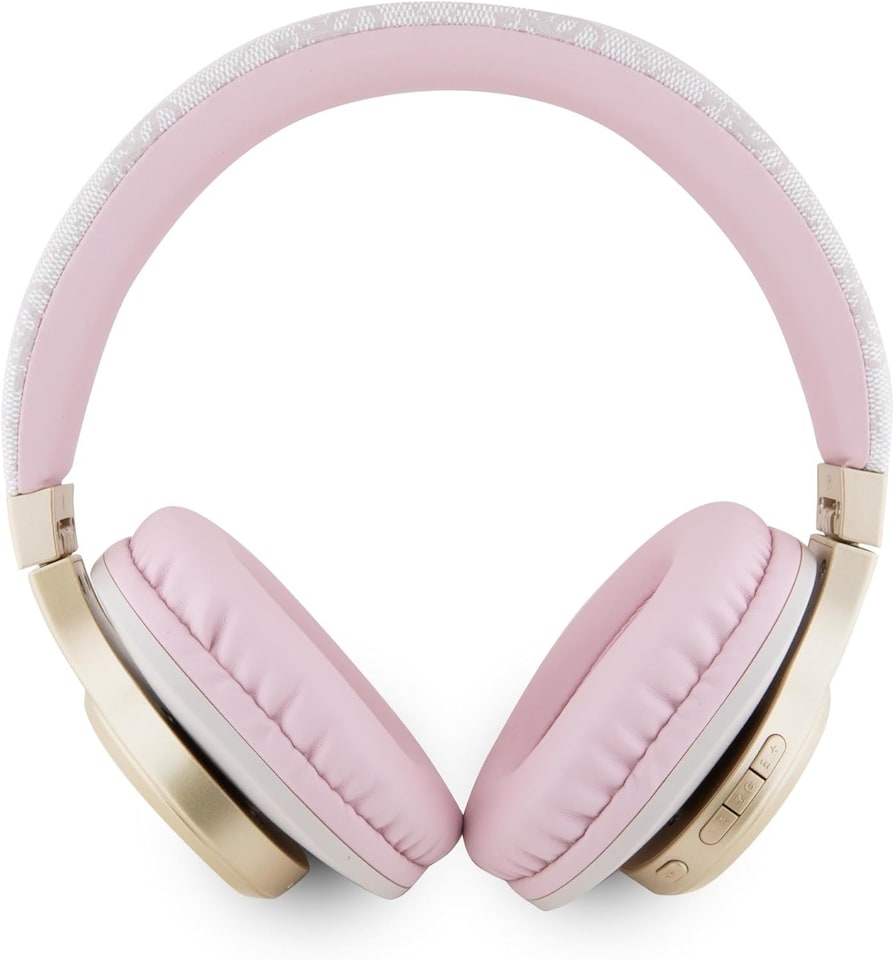 image 1 of Guess 4G Script On Ear Wireless Headphones Pink - GUBH604GEMP