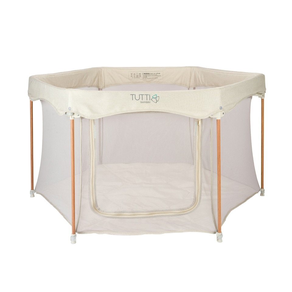 image 1 of Tutti Bambini Hexa Playpen Ecru