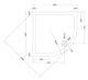 image 8 of Balterley Premium Quadrant Shower Tray | White | White | 1