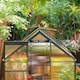 image 8 of Outsunny Polycarbonate Walk-in Garden Greenhouse w/ Sliding Door Grey