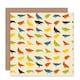 image 2 of Multi Coloured Birds Art Blank Just to Say Card