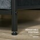 image 6 of HOMCOM Side Table Vintage Nightstand Coffee Table w/ Drawer for Living Room Brown