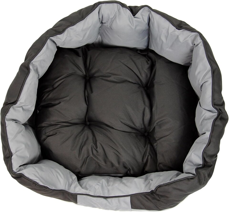 image 1 of Actiaspet Waterproof Pet Bed Reversible Cushion  Multiple Sizes (Grey/Black, Large)