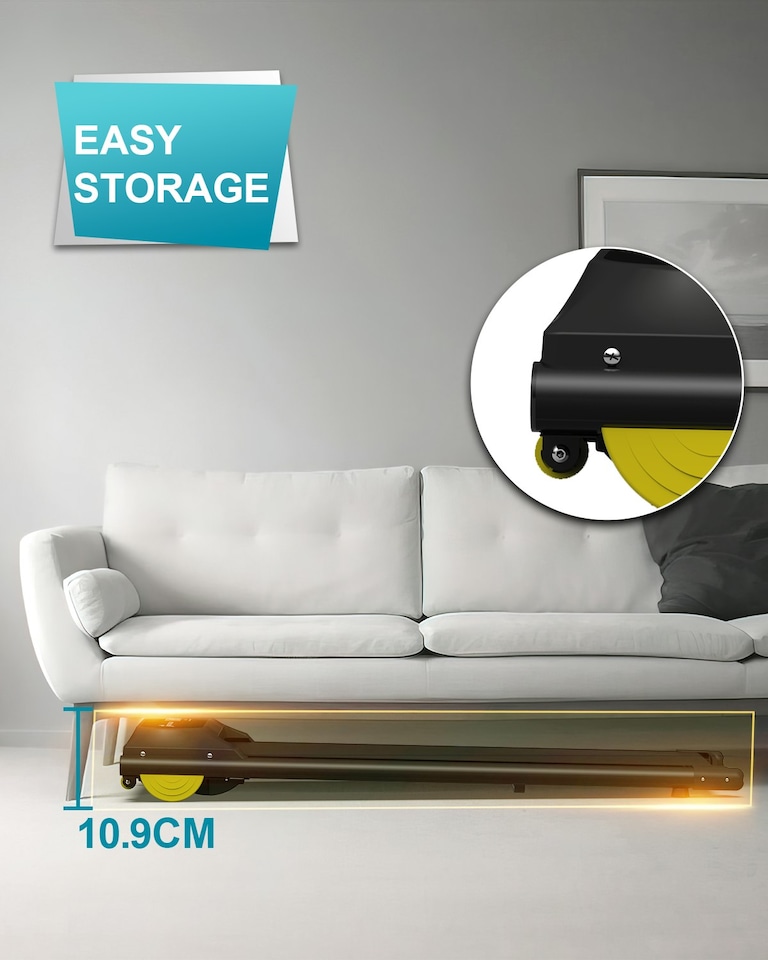 image 1 of Strongology EVOLUTION  Home & Office Quiet 2.0HP Adjustable Speed 1-6km/h Slimline LED Display Treadmill