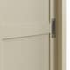 image 2 of Faire 150cm Sliding Combination Wardrobe in Putty with Oak Top Grey