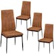 image 1 of Yaheetech Set of 4 High Back Dining Chairs