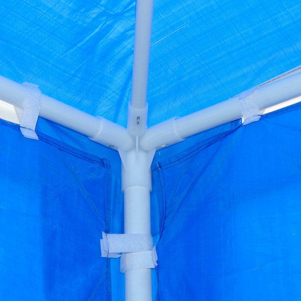 image 1 of Outsunny 4 x 3 m Garden Gazebo Outdoor Canopy Marquee Party Tent Blue