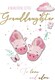 image 1 of Embellished Beautiful Little Granddaughter New Baby Card