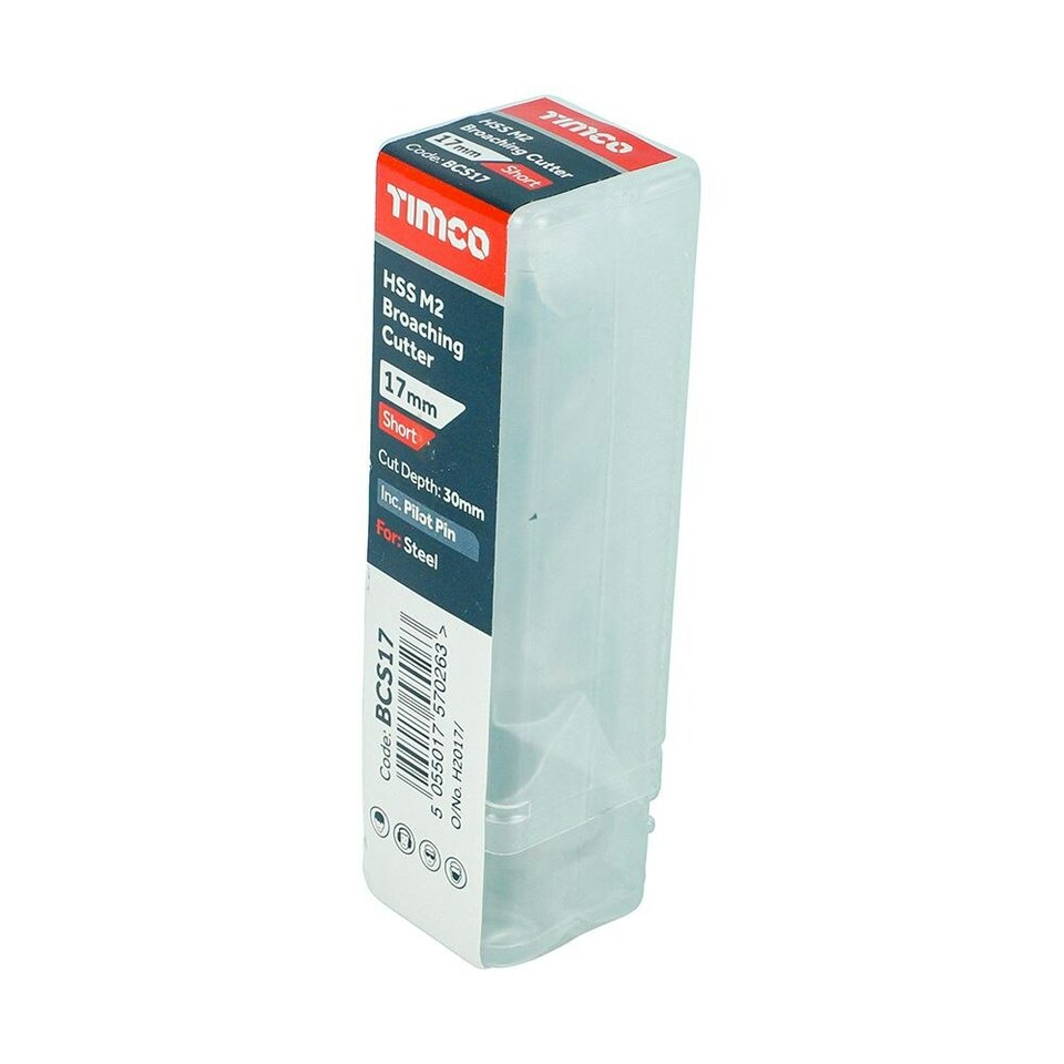 image 1 of Timco - Broaching Cutter - Short (Size 17 x 30 - 1 Each)