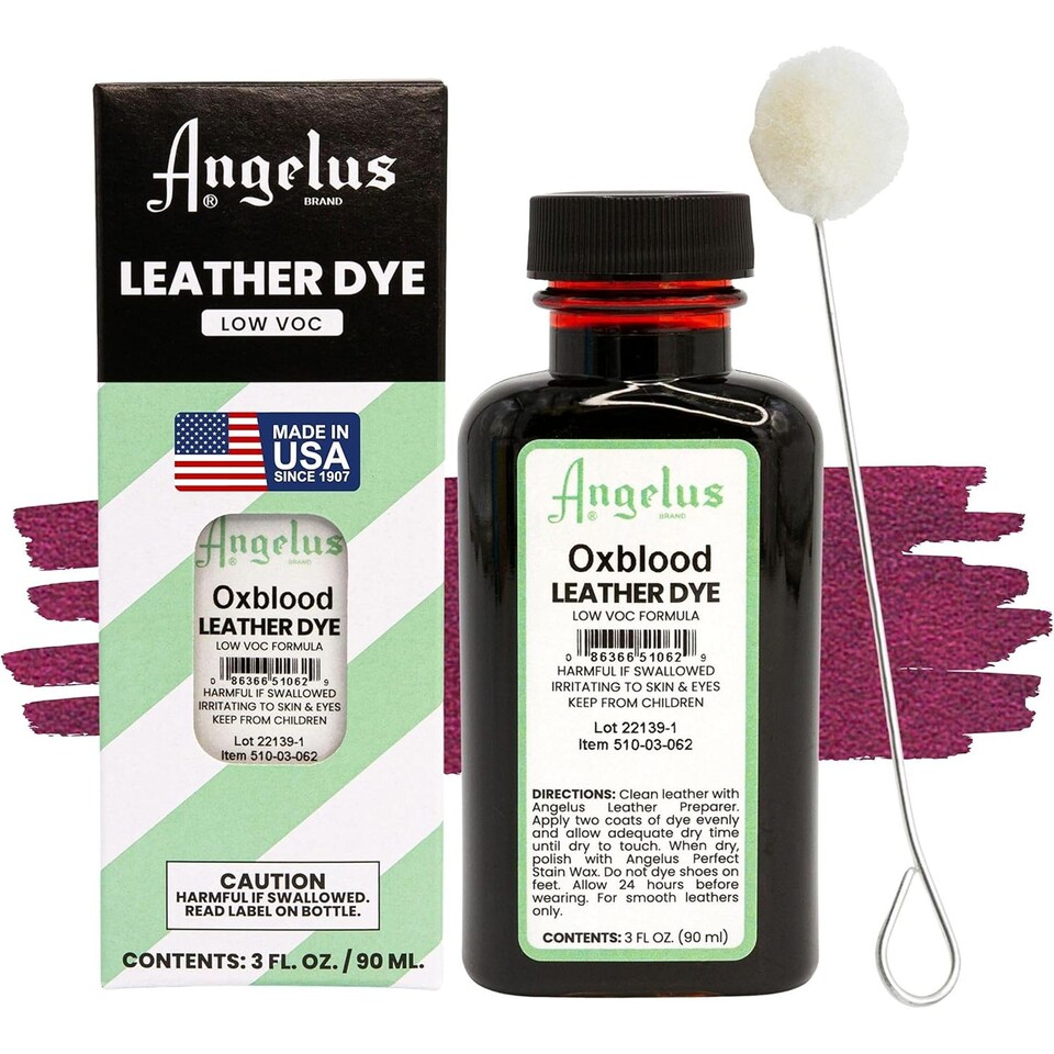 image 1 of Angelus Low VOC Leather Dye - Non-Flammable Formula 3oz