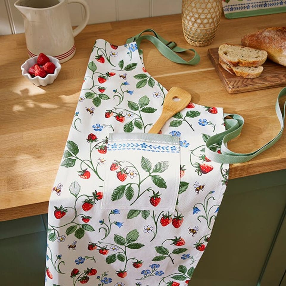 image 1 of Ulster Weavers Strawberry Patch Cotton Apron