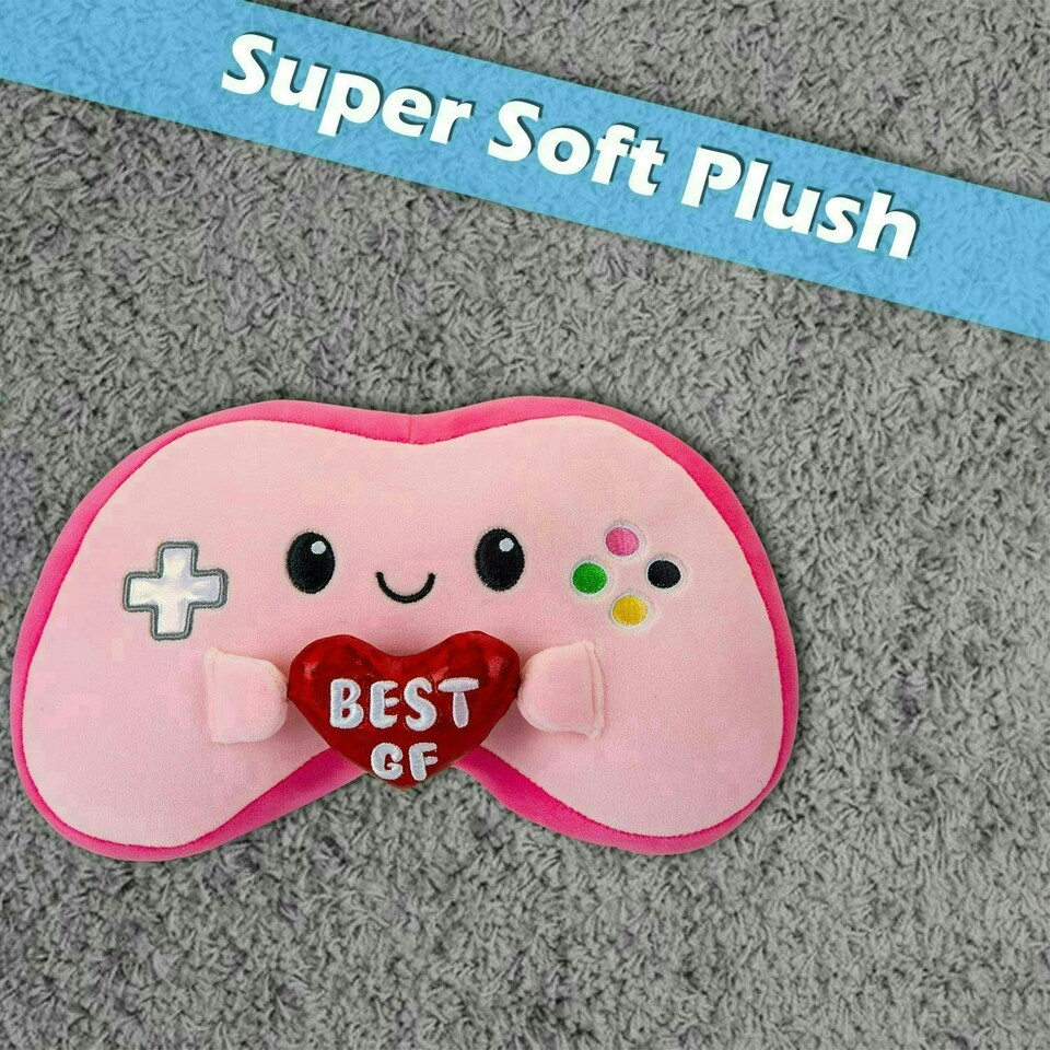 image 1 of Controller Soft Toy Cute Plushie Huggable Cuddly Stuffed Toy Gift 20cm Pink