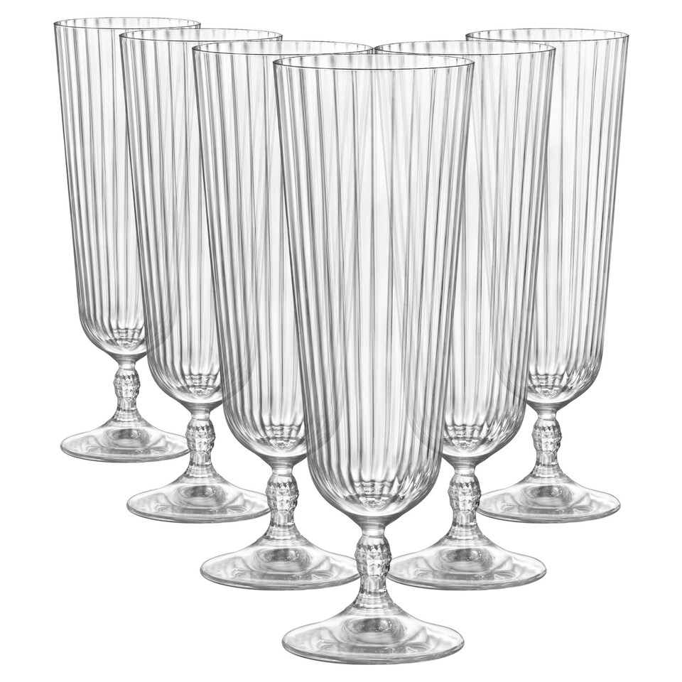 image 1 of Bormioli Rocco America '20s Sling Cocktail Glasses - 510ml - Pack of 6