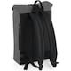 image 3 of Bagbase Reflective Roll Top Backpack - Black/Reflective - One Size
