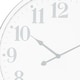 image 2 of Hill Interiors Aubrey Wall Clock - White - 49cm x 4cm x 49cm