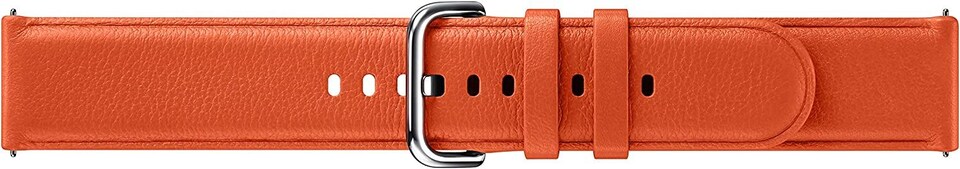 image 1 of Samsung Galaxy Watch Active 2 Leather Band 20mm Orange - ET-SLR82MOEGWW
