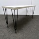 image 2 of Modern Grey Bench with Hairpin Legs Stylish for Home & Dining