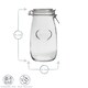 image 3 of Nicola Spring Heart Glass Storage Jars - 1.5 Litre - Clear Seal - Pack of 3