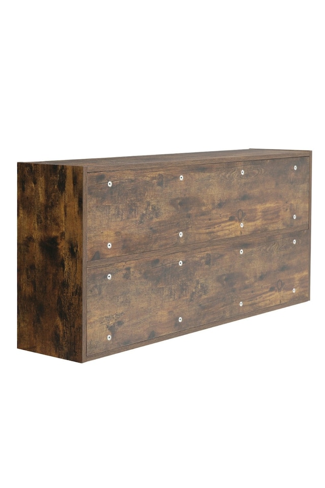 image 1 of Living and Home Cube Wooden Bookcase Organizer Storage Shelving Unit | Brown