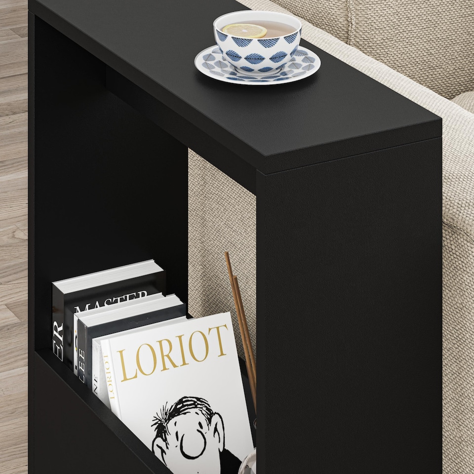 image 1 of Decortie Simpi Slim Side Table 55x20x60cm Black