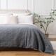 image 6 of Minky Weighted Blanket - Grey - Double Grey